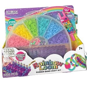 Rainbow Loom Bracelet Kit 2205 Pieces